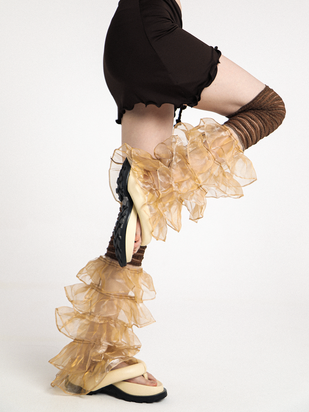 Lace Ruffles Leg Covers
