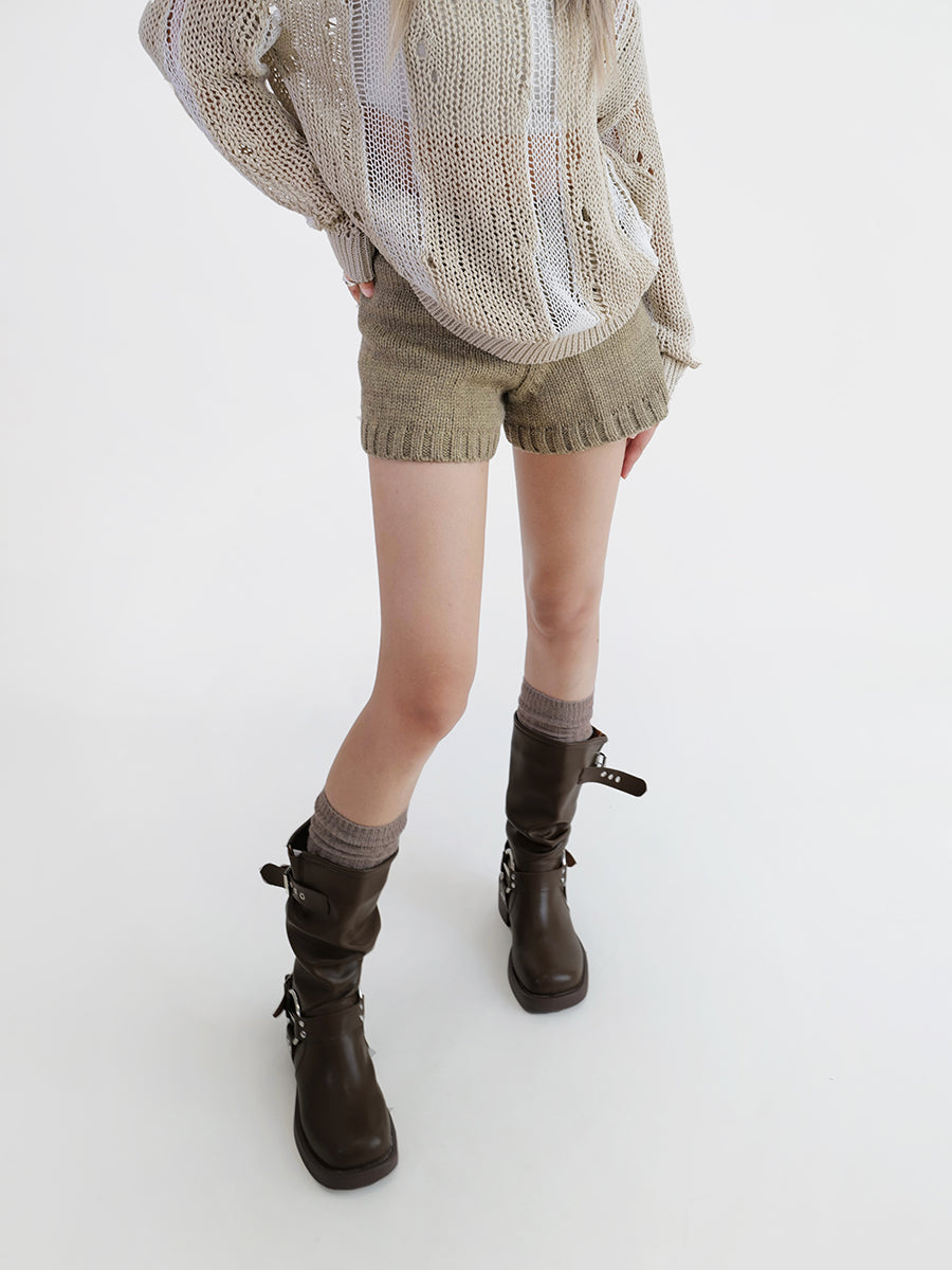 Brown-Boot-Socks-For-Women