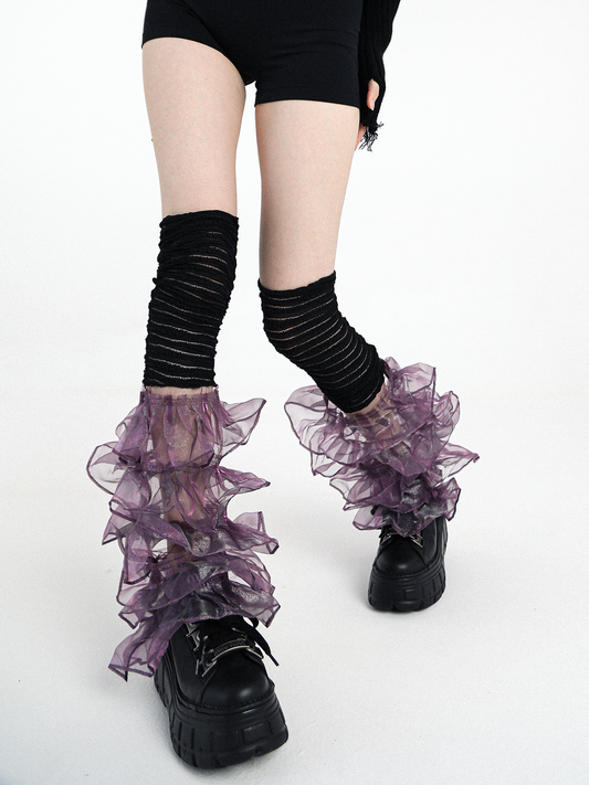 Lace Ruffles Leg Covers