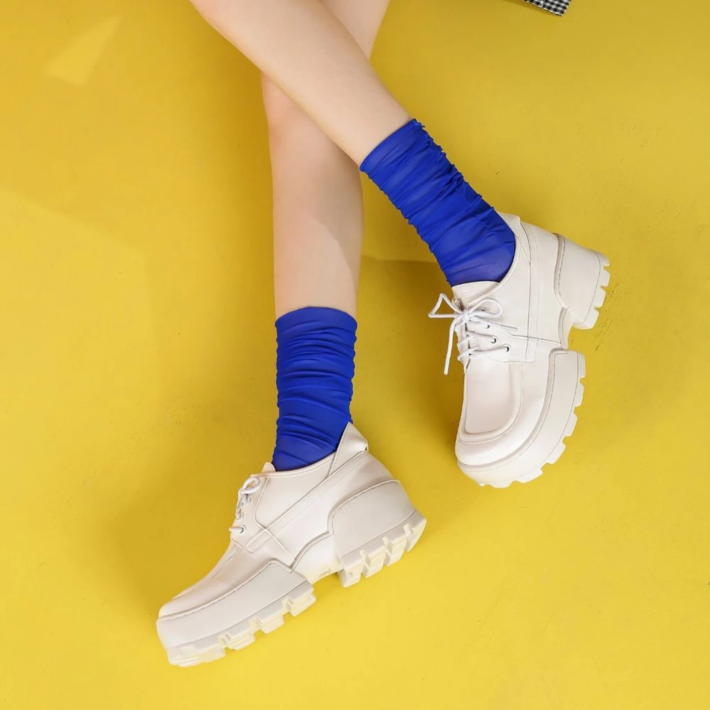 Slouch Sheer Crew Sock