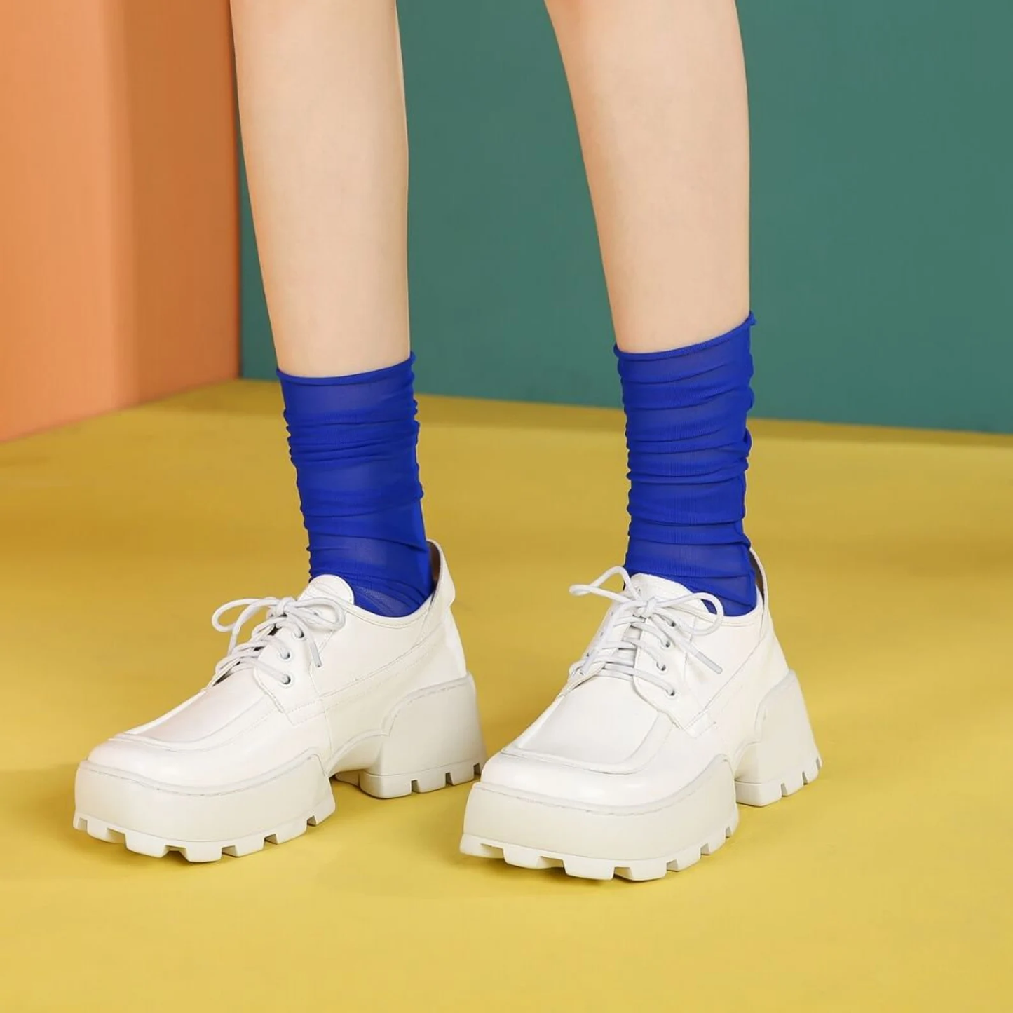 Slouch Sheer Crew Sock