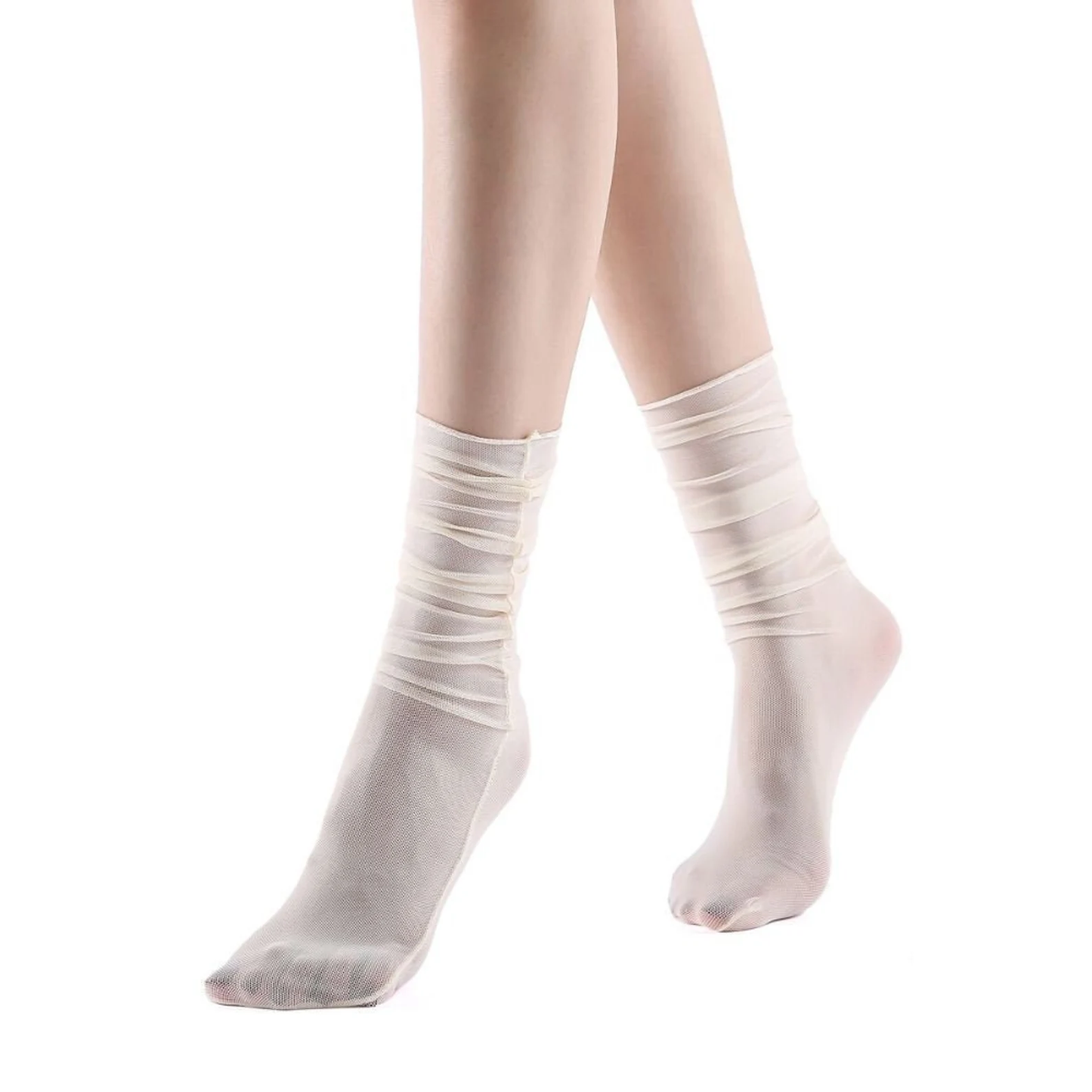 Slouch Sheer Crew Sock
