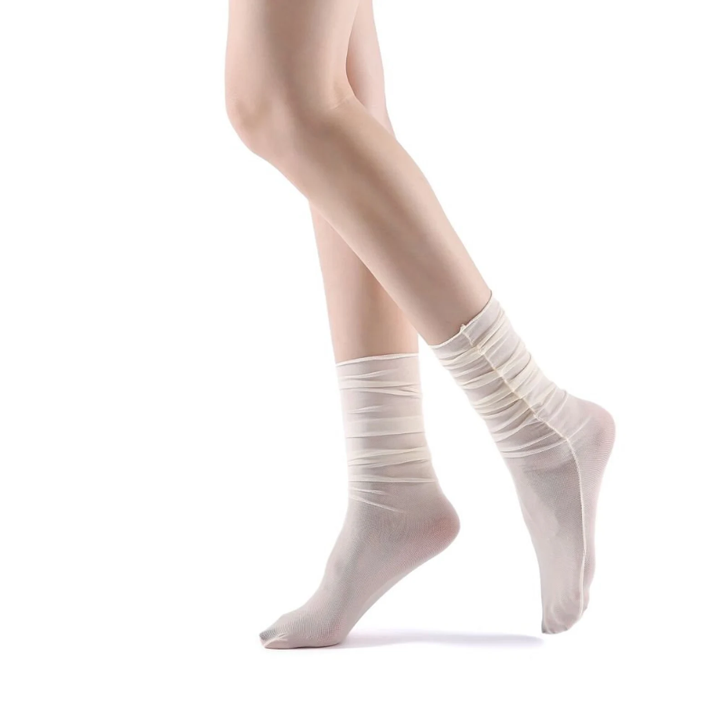 Slouch Sheer Crew Sock