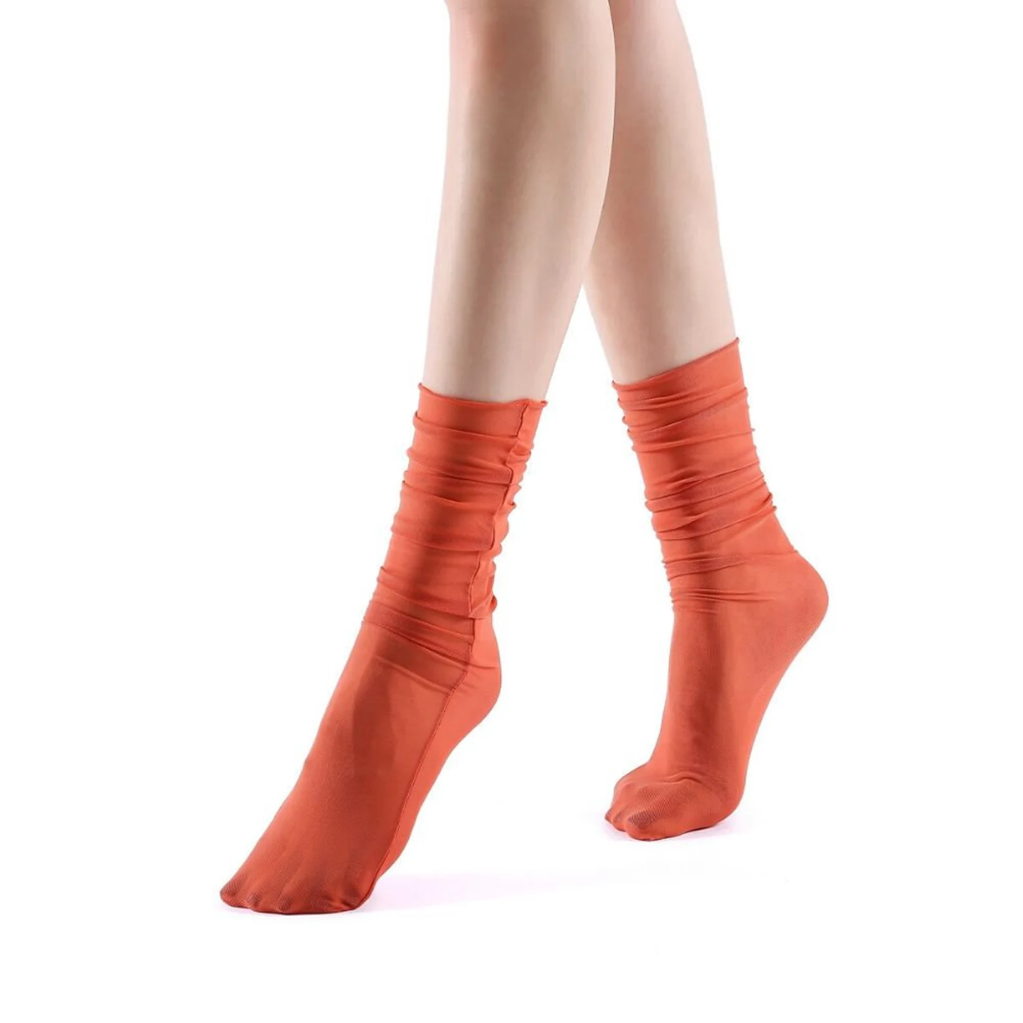 Slouch Sheer Crew Sock