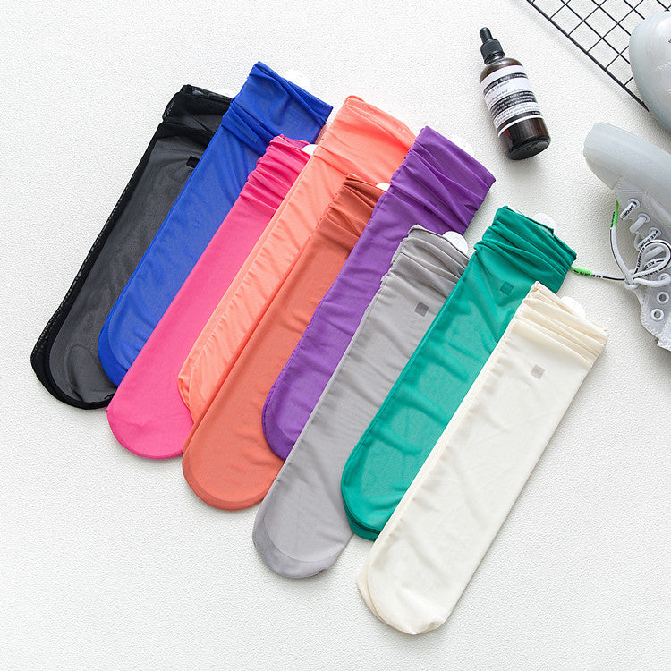 Slouch Sheer Crew Sock